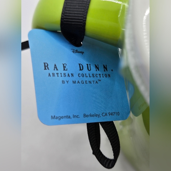 Rae Dunn Pixar Monsters Inc. Mike Wazowski Mug + Topper Green - Picture 6 of 8